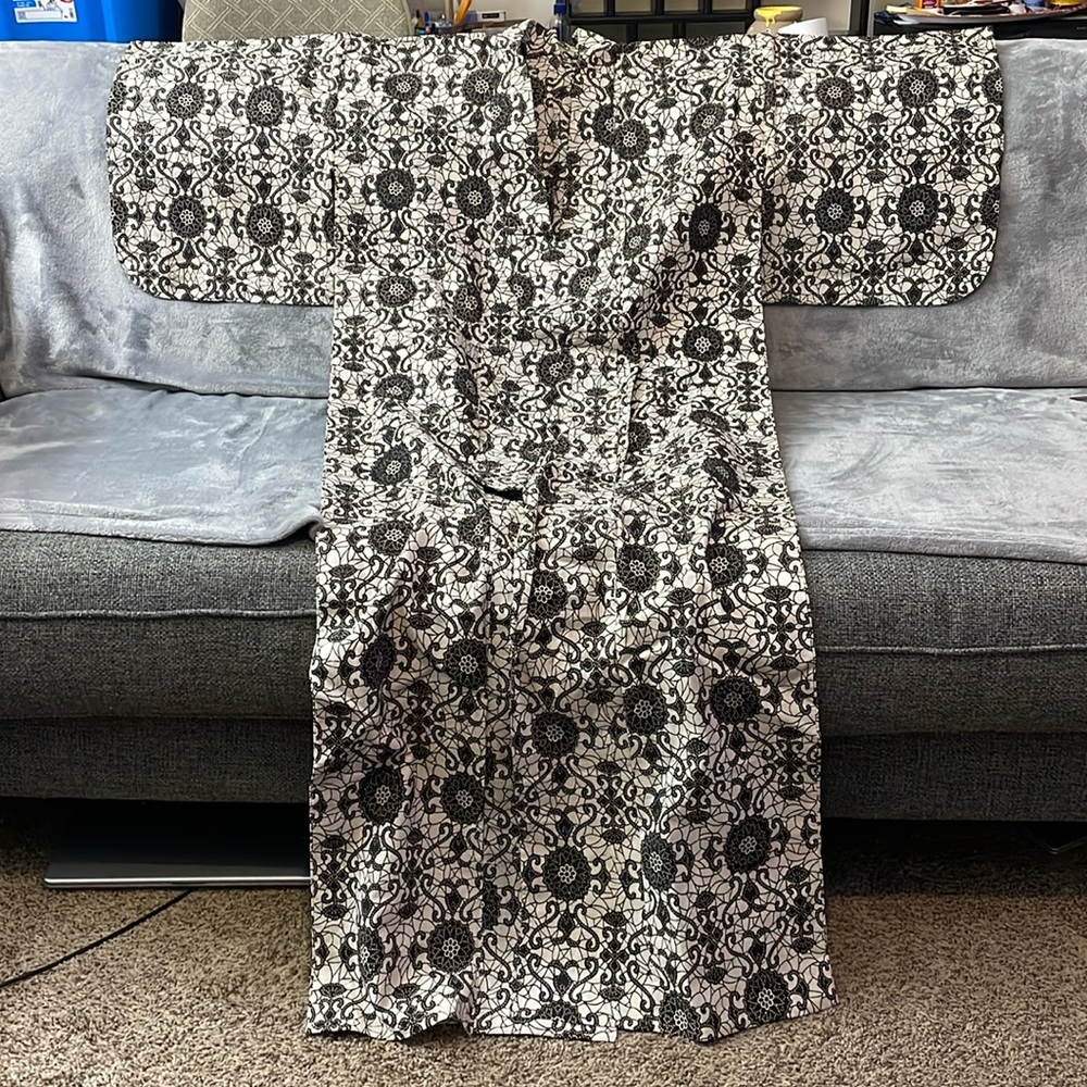 Authentic lace pattern Cotton Summer Yukata